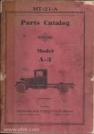 Model A-3 parts catalog mt-21A page 00 front cover
