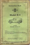 Model D-2 Page 00 front cover