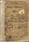 Model D35 DS35 D35B D40 DS40 parts catalog Page 00 front cover
