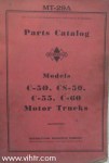C-50, C-55, CS-50 & C-60 parts catalog MT-29-A